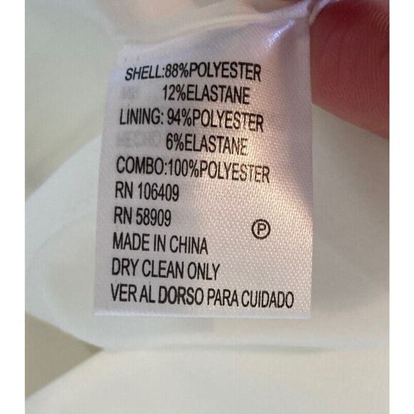 Antonio Melani Pleated Sleeve Mini Dress Size 4 Women’s Ivory - Picture 4 of 9